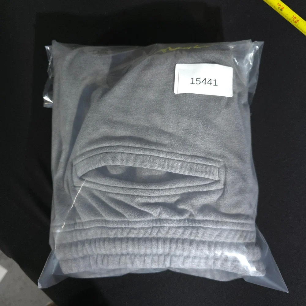 The North Face Joggers Mens L Gray Fleece Sweatpants Box Logo Drawstring Pant